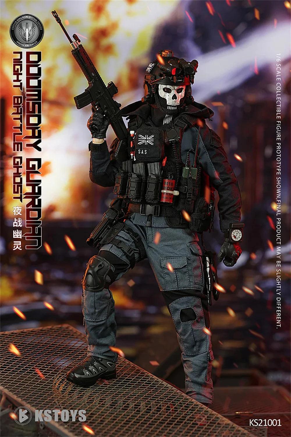  Action Figure | Night Battle Ghost 1/6 | Toylandeu™ 