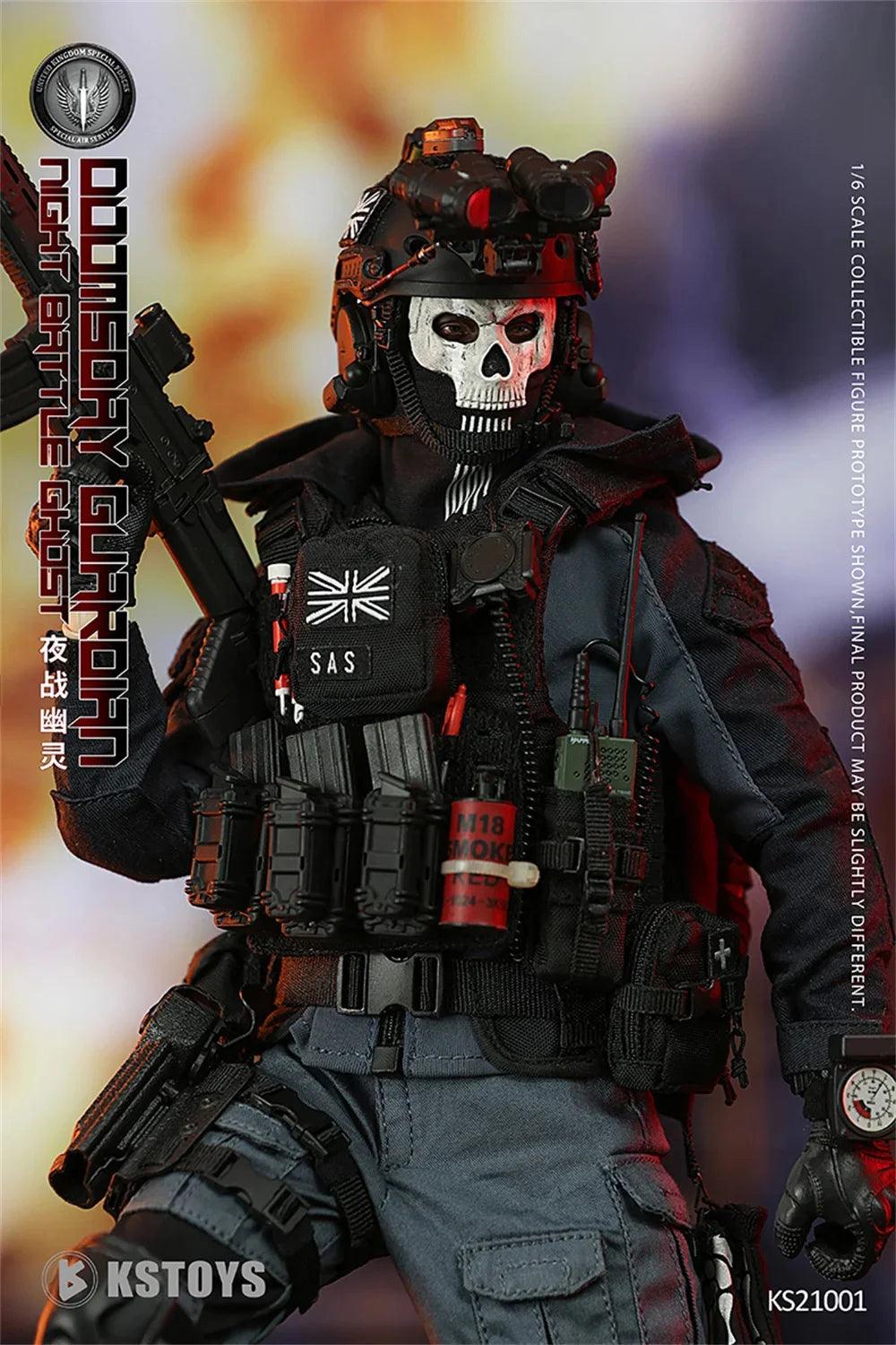  Action Figure | Night Battle Ghost 1/6 | Toylandeu™ 