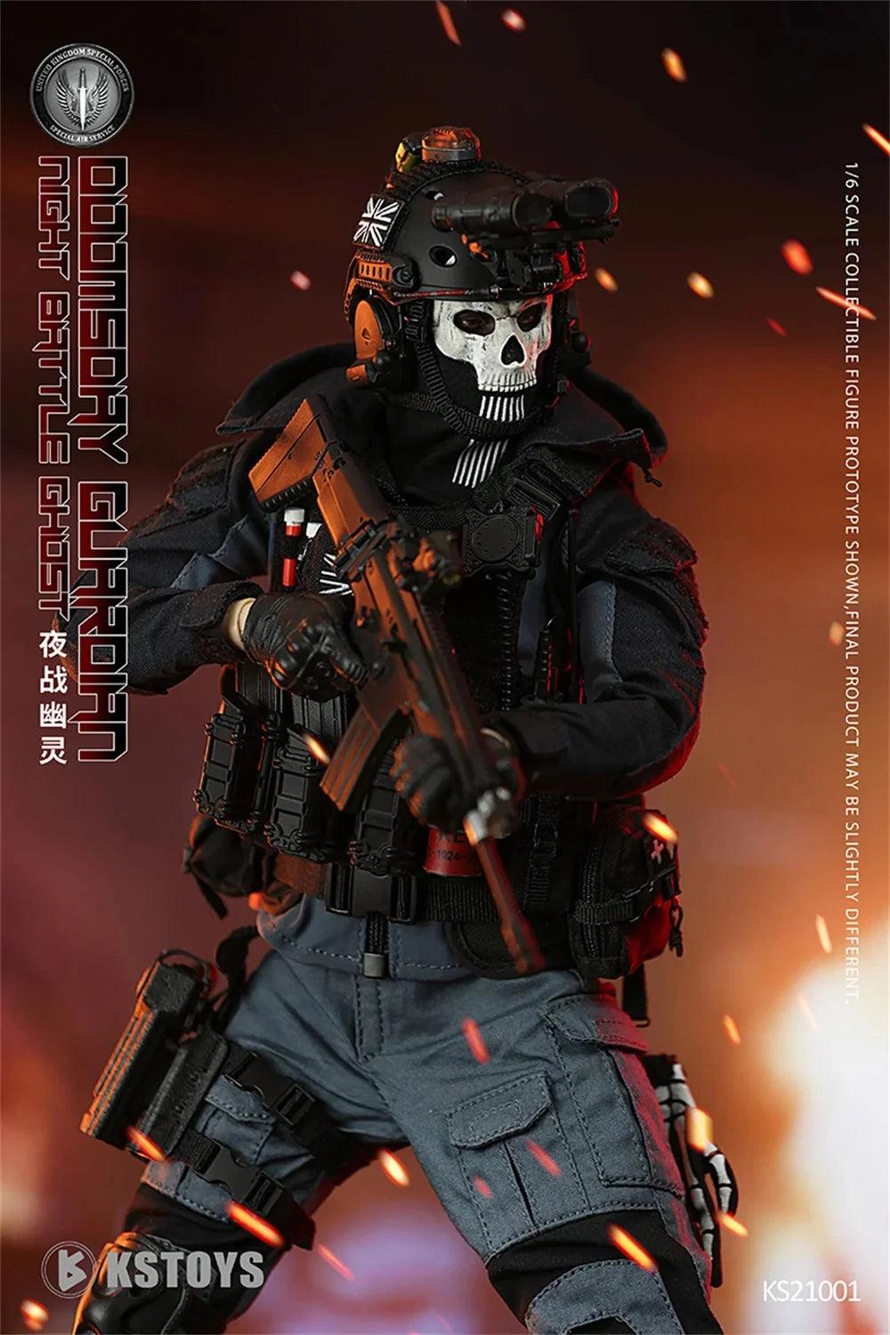  Action Figure | Night Battle Ghost 1/6 | Toylandeu™ 