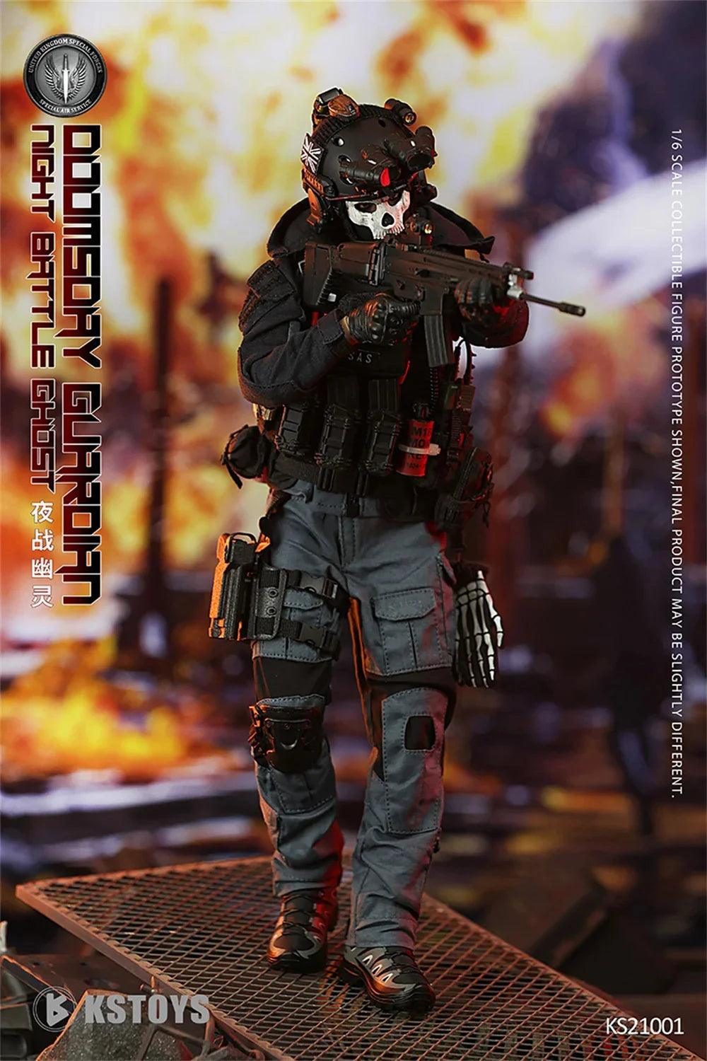  Action Figure | Night Battle Ghost 1/6 | Toylandeu™ 