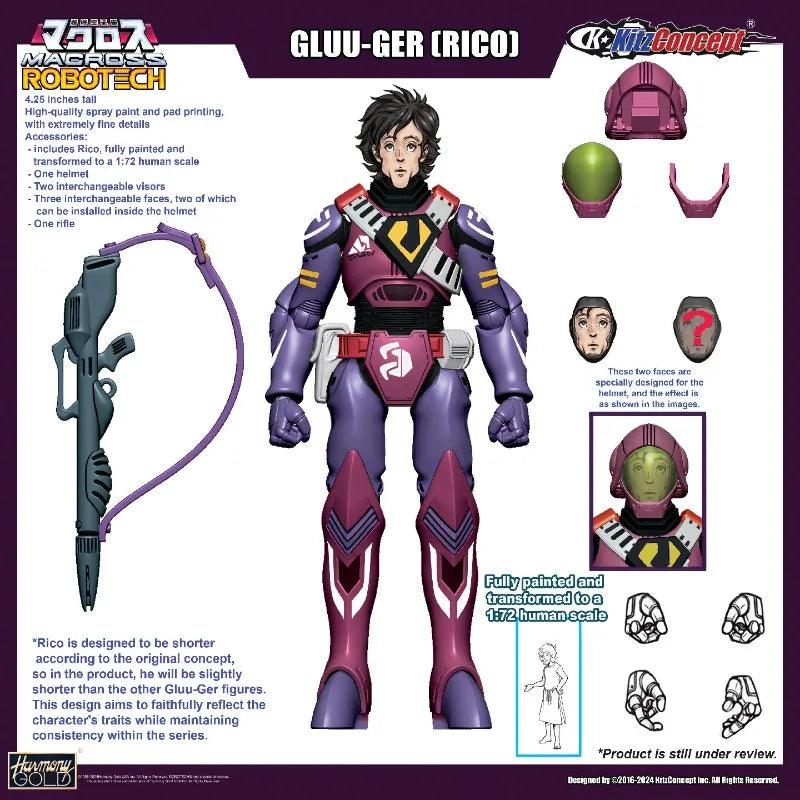  Action Figure | Robotech Zentraedi Pilot | Toylandeu 