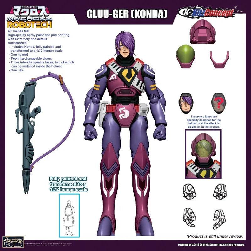  Action Figure | Robotech Zentraedi Pilot | Toylandeu 