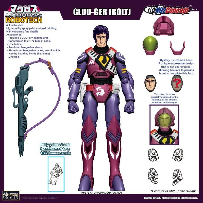  Action Figure | Robotech Zentraedi Pilot | Toylandeu 