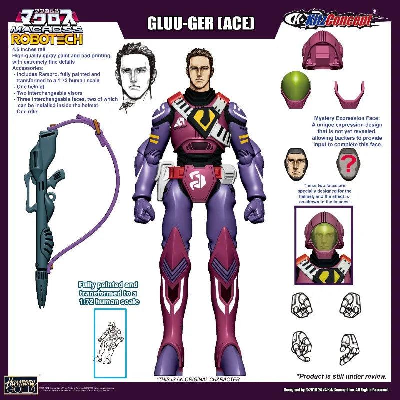  Action Figure | Robotech Zentraedi Pilot | Toylandeu 