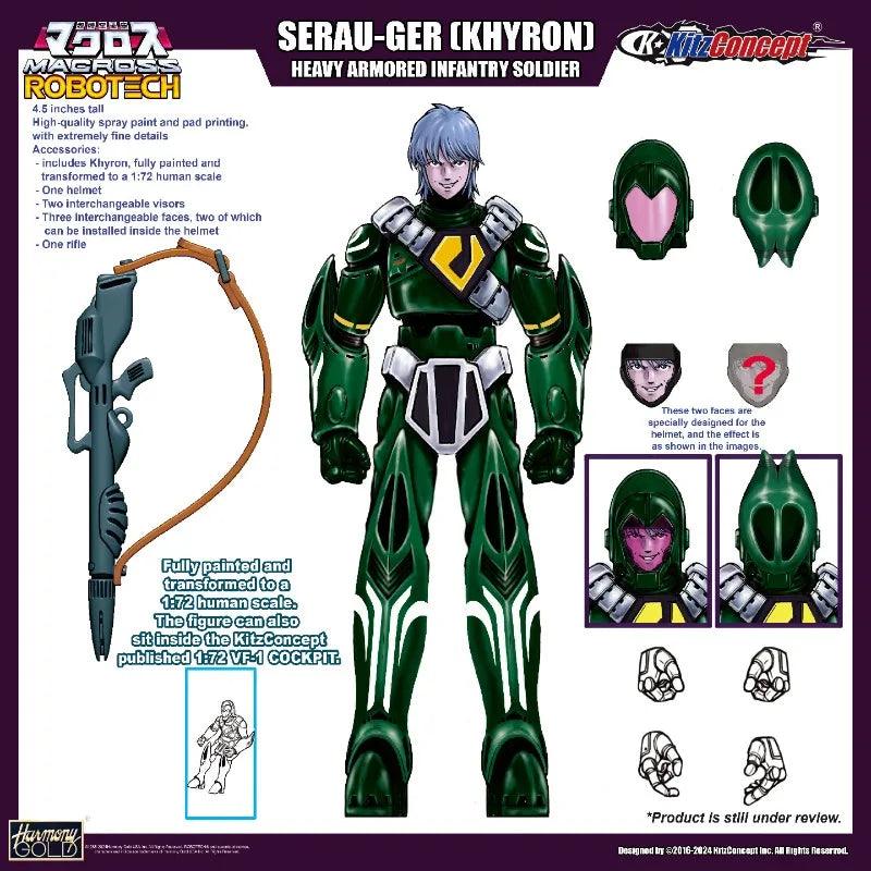  Action Figure | Robotech Zentraedi Pilot | Toylandeu 