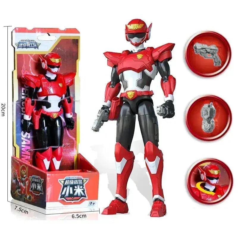  Unisex Police Transformation Action Figure Toy Robot Mini Agent Simulation Animal Theme -  ToylandEU™