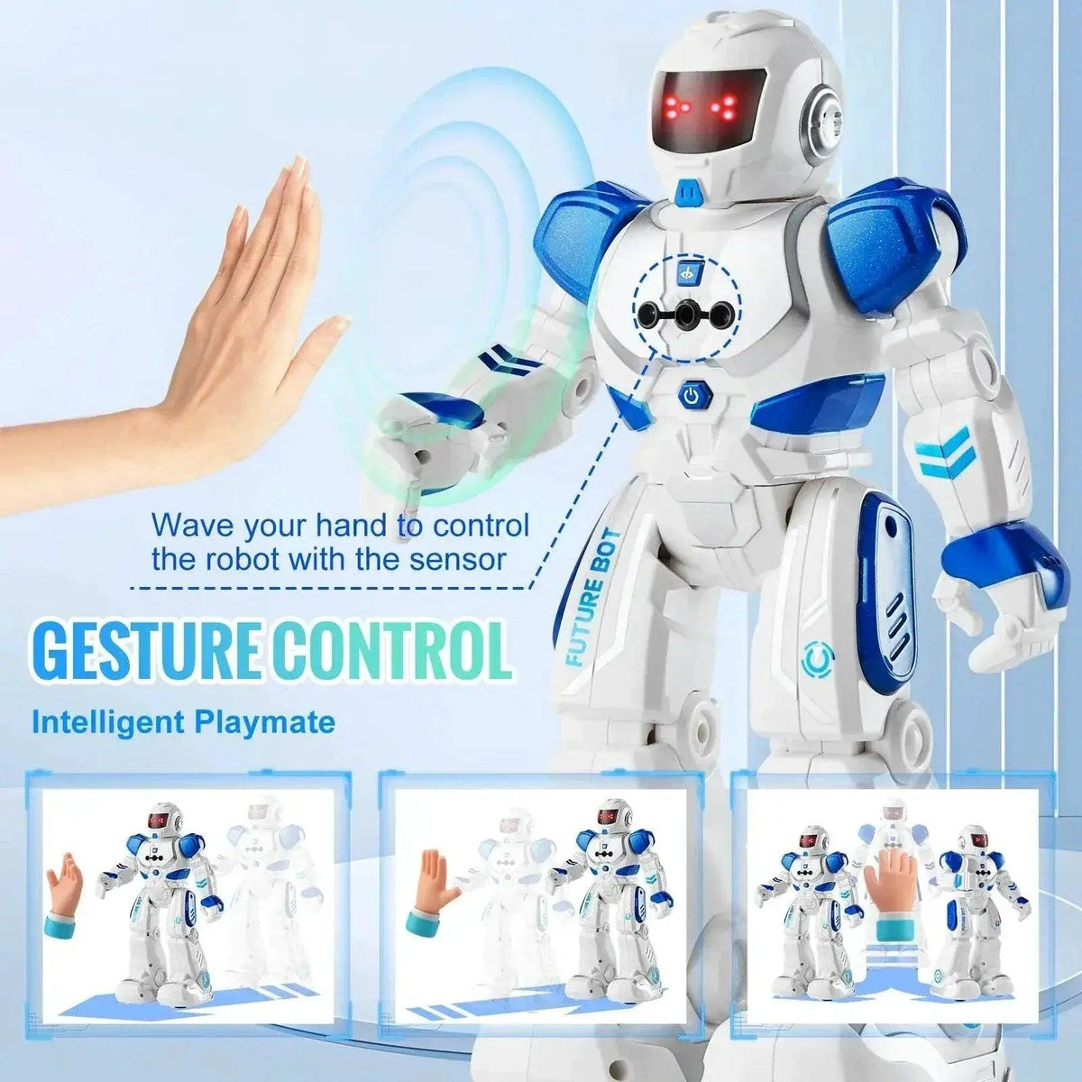  VEVOR Remote Control Dancing Robot Toy with Gesture Sensor for Kids 3+ - Fun Singing and Walking Action Figure Gift -  ToylandEU™