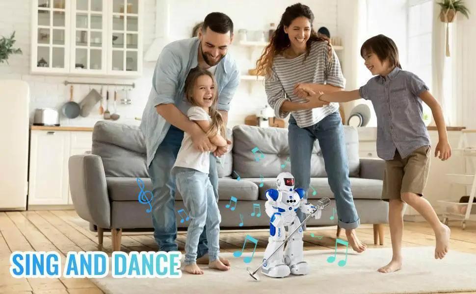  VEVOR Remote Control Dancing Robot Toy with Gesture Sensor for Kids 3+ - Fun Singing and Walking Action Figure Gift -  ToylandEU™