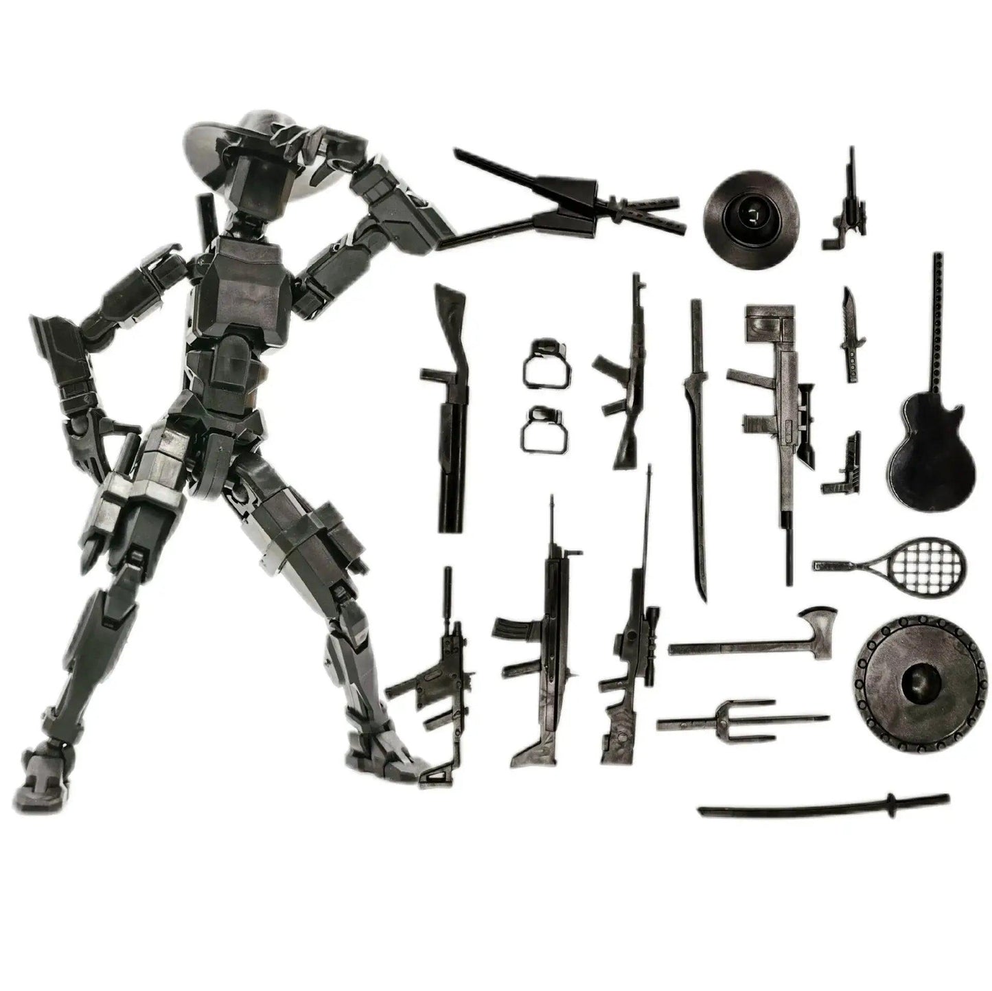 3D Printed Movable Action Figures Swordsman Robot Toy -  ToylandEU™