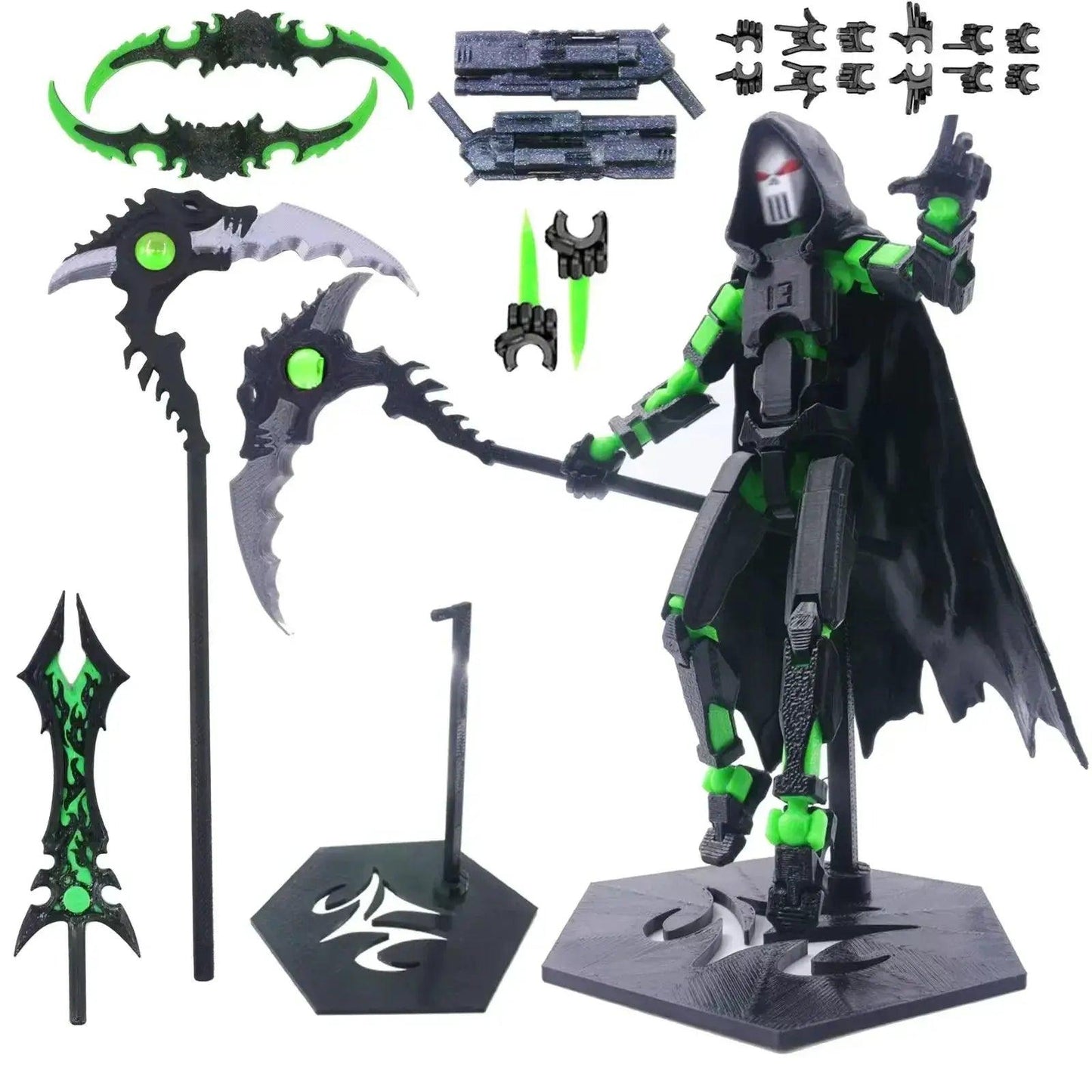  3D Printed Movable Action Figures Swordsman Robot Toy -  ToylandEU™