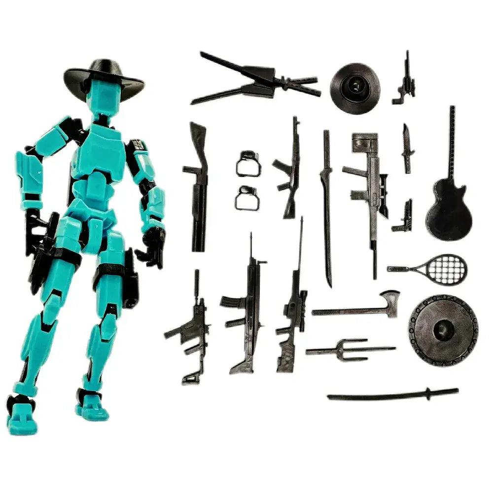  3D Printed Movable Action Figures Swordsman Robot Toy -  ToylandEU™