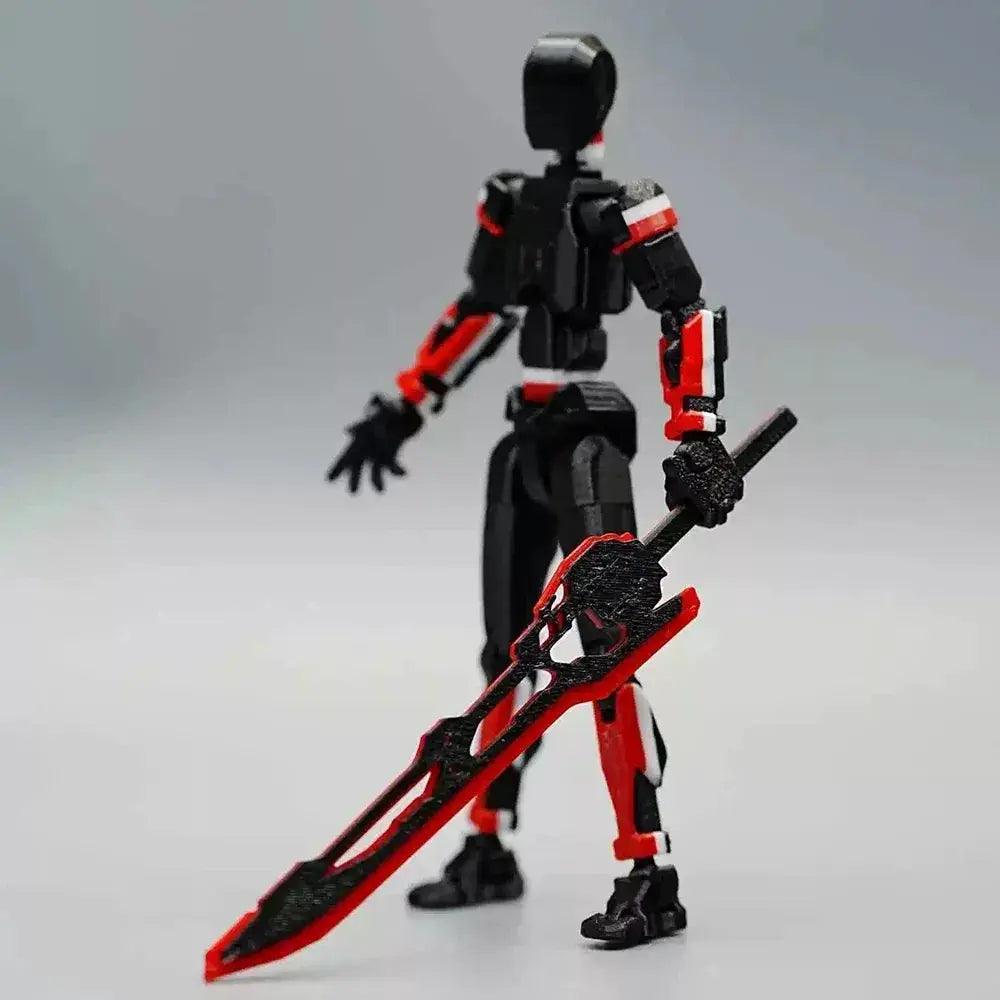  3D Printed Movable Action Figures Swordsman Robot Toy -  ToylandEU™