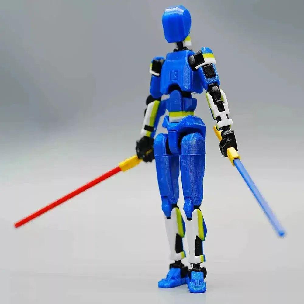  3D Printed Movable Action Figures Swordsman Robot Toy -  ToylandEU™
