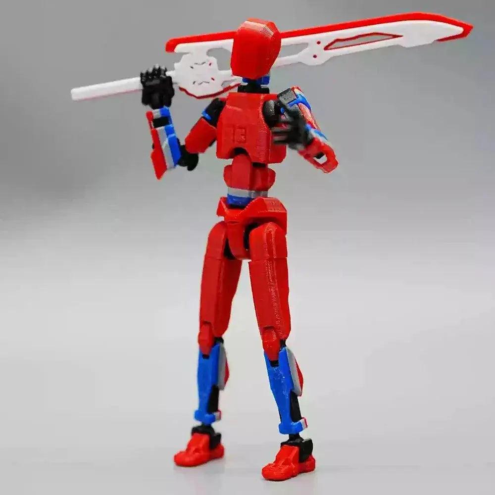  3D Printed Movable Action Figures Swordsman Robot Toy -  ToylandEU™