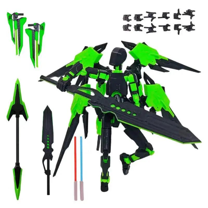  3D Printed Movable Action Figures Swordsman Robot Toy -  ToylandEU™