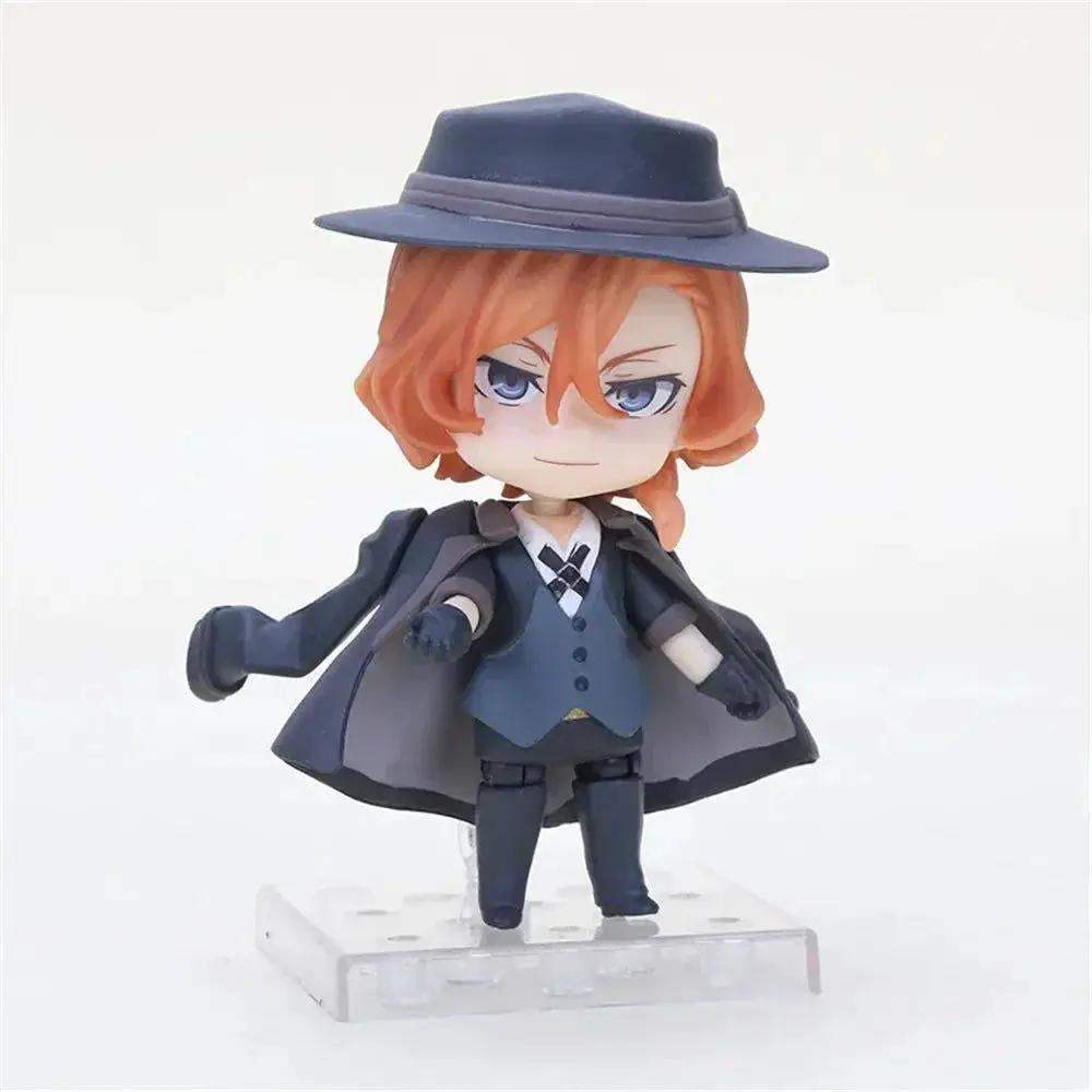 Action Figures Bungo Stray Dogs, Dazai Osamu, Nakahara Chuuya, Kawaii Chibi Cute Anime Figurines 10 cm - ToylandEU