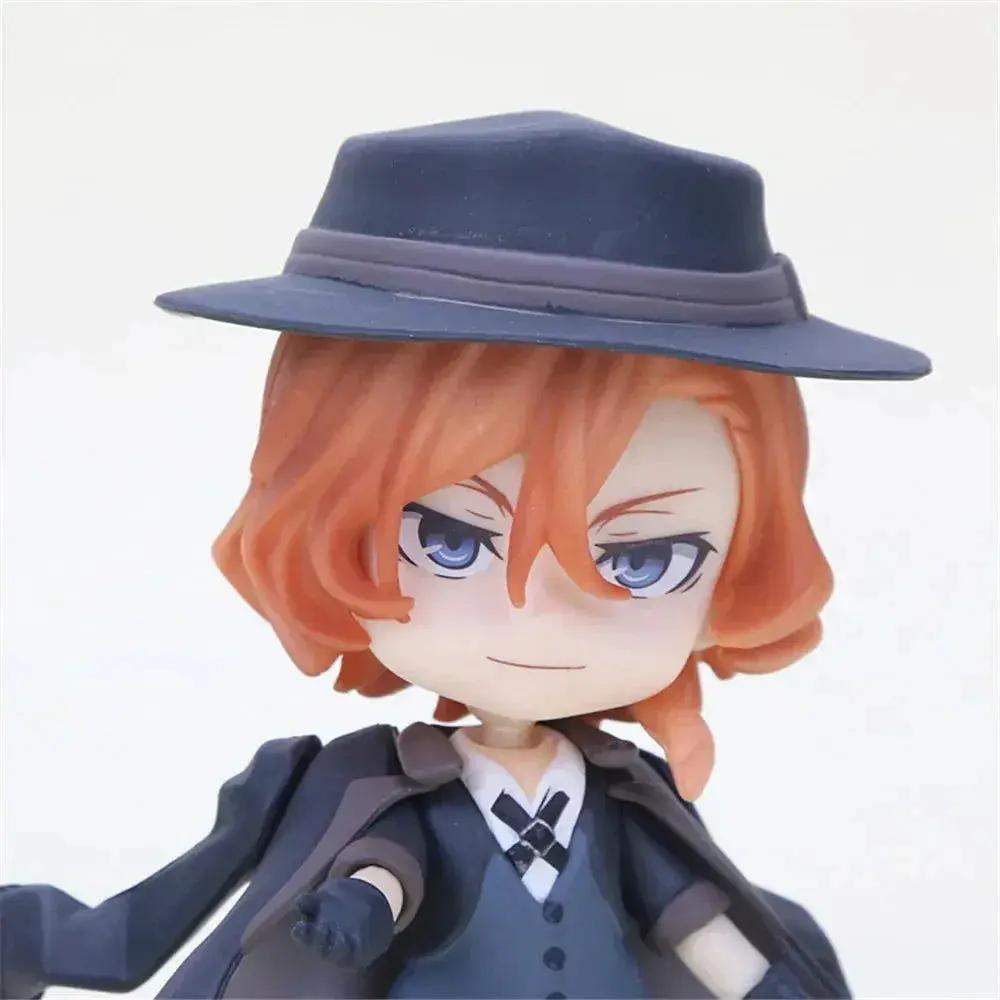 Action Figures Bungo Stray Dogs, Dazai Osamu, Nakahara Chuuya, Kawaii Chibi Cute Anime Figurines 10 cm - ToylandEU