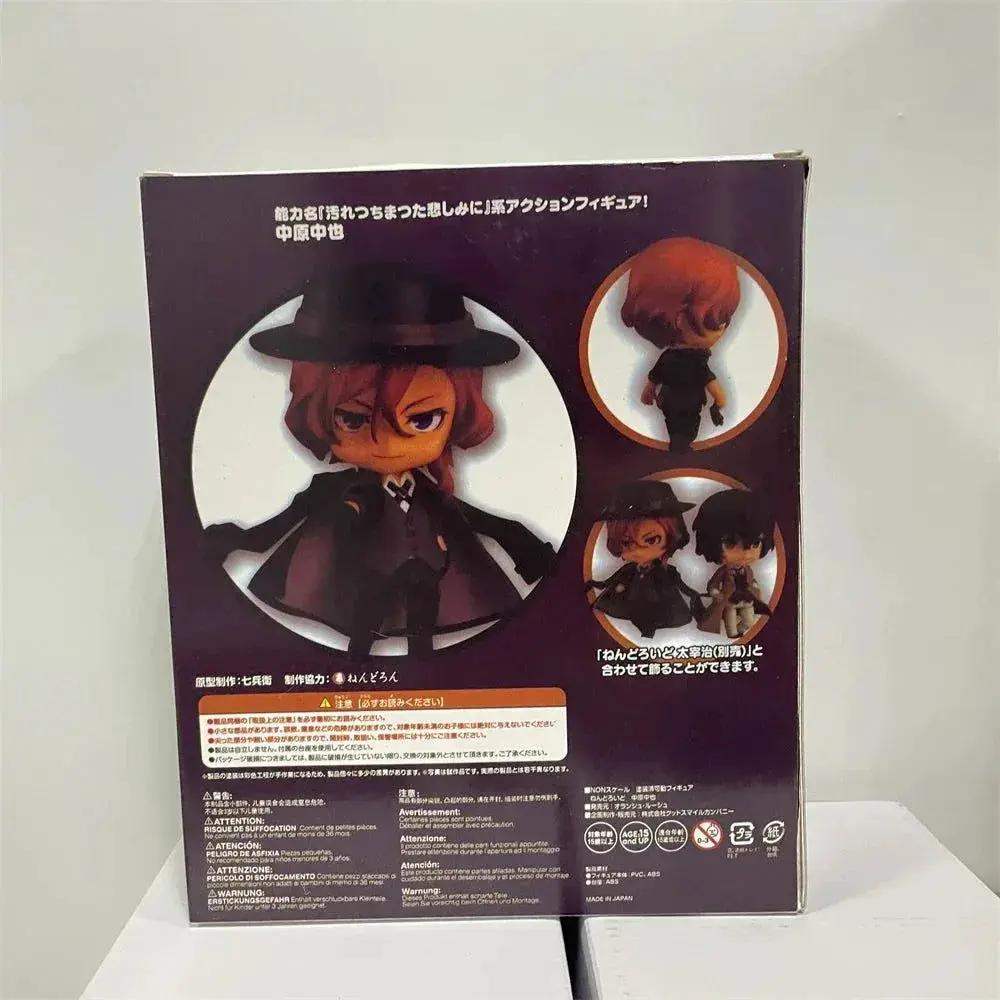 Action Figures Bungo Stray Dogs, Dazai Osamu, Nakahara Chuuya, Kawaii Chibi Cute Anime Figurines 10 cm - ToylandEU
