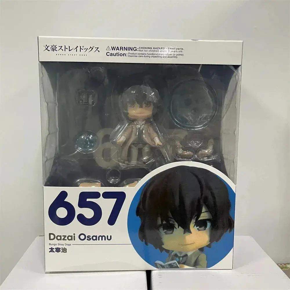 Action Figures Bungo Stray Dogs, Dazai Osamu, Nakahara Chuuya, Kawaii Chibi Cute Anime Figurines 10 cm - ToylandEU