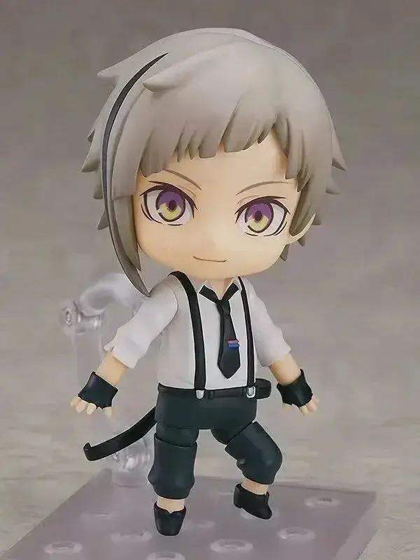 Action Figures Bungo Stray Dogs, Nakajima Atsushi, Dazai Osamu, Kawaii Chibi Cute Anime Figurines Collector 10 cm - ToylandEU