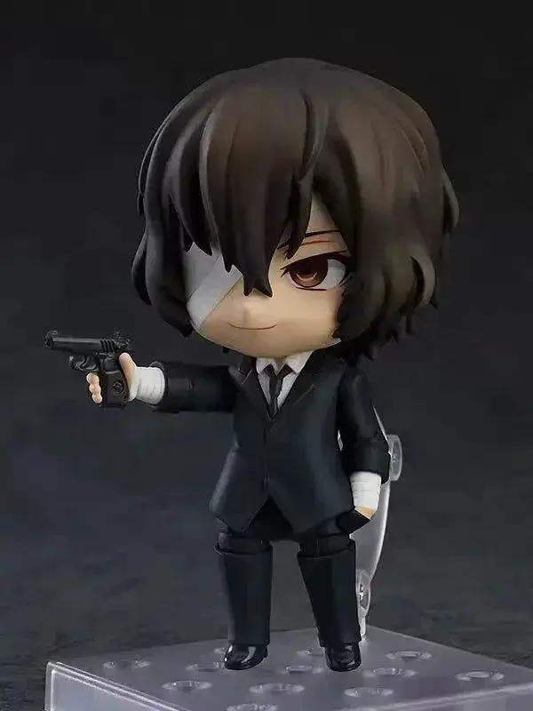 Action Figures Bungo Stray Dogs, Nakajima Atsushi, Dazai Osamu, Kawaii Chibi Cute Anime Figurines Collector 10 cm - ToylandEU