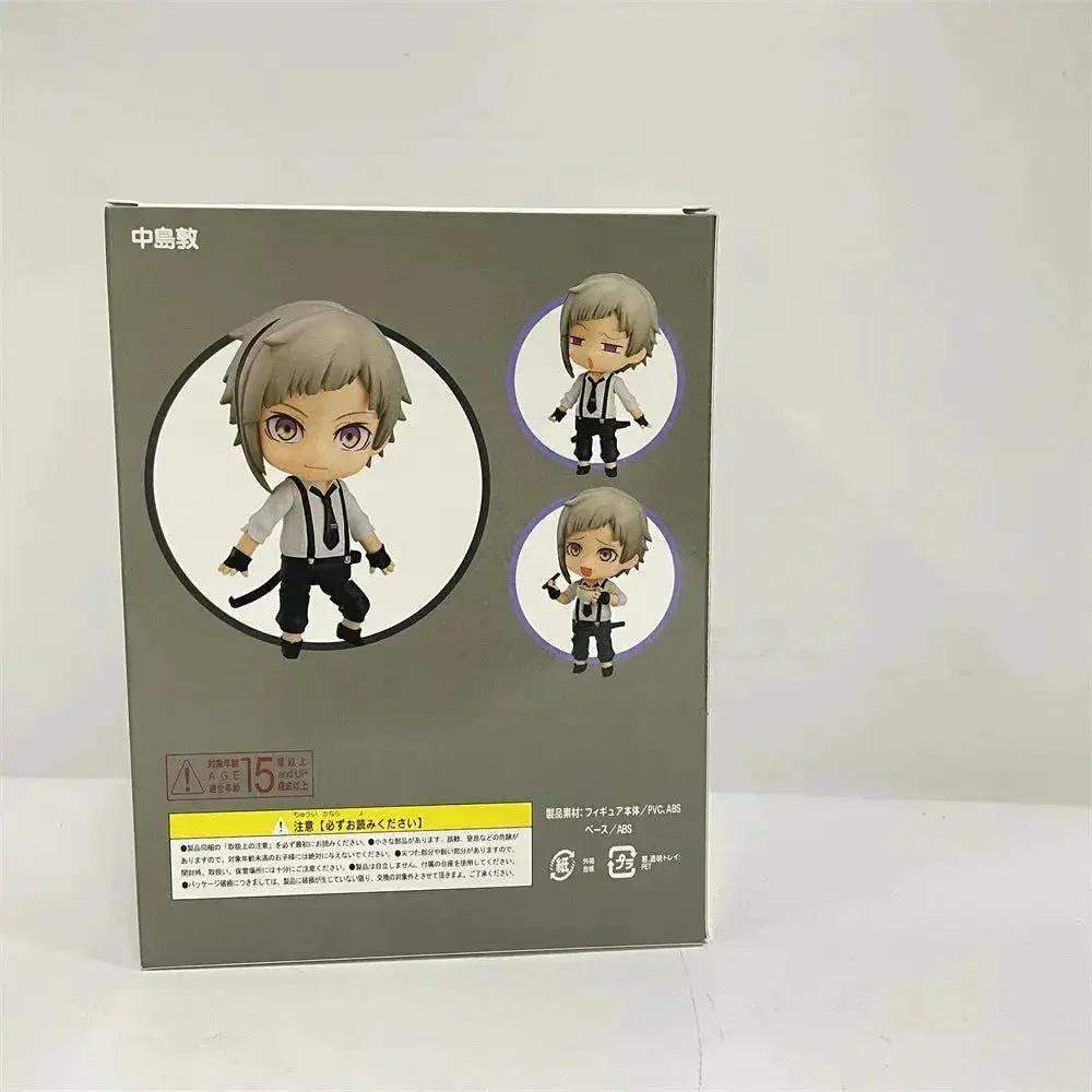 Action Figures Bungo Stray Dogs, Nakajima Atsushi, Dazai Osamu, Kawaii Chibi Cute Anime Figurines Collector 10 cm - ToylandEU