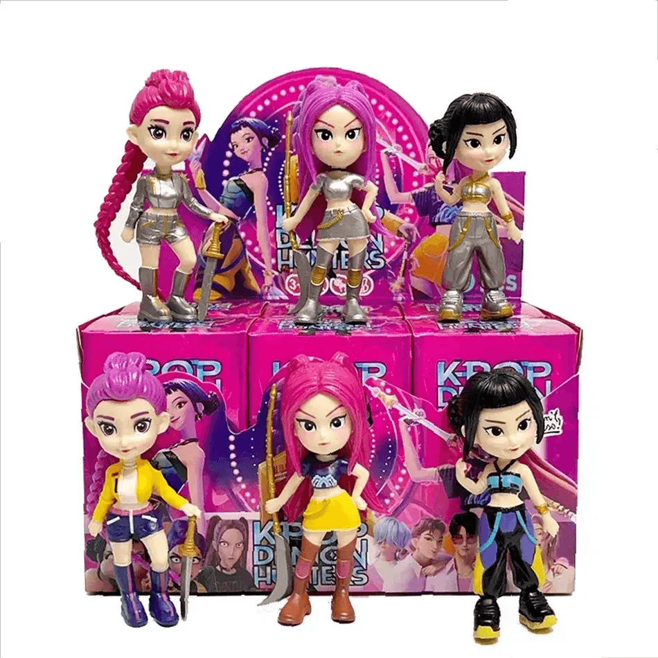  Kpop Demon Hunters Action Figures 6pc Set Fast Shipping -  ToylandEU™