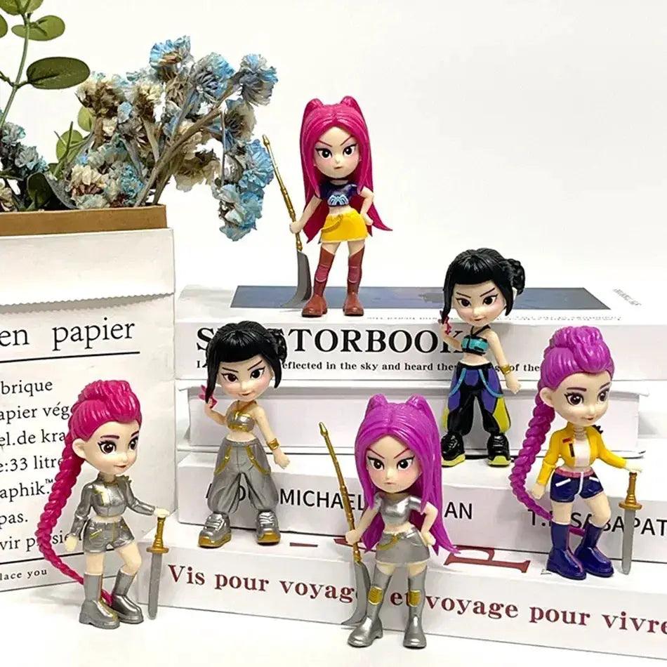  Kpop Demon Hunters Action Figures 6pc Set Fast Shipping -  ToylandEU™