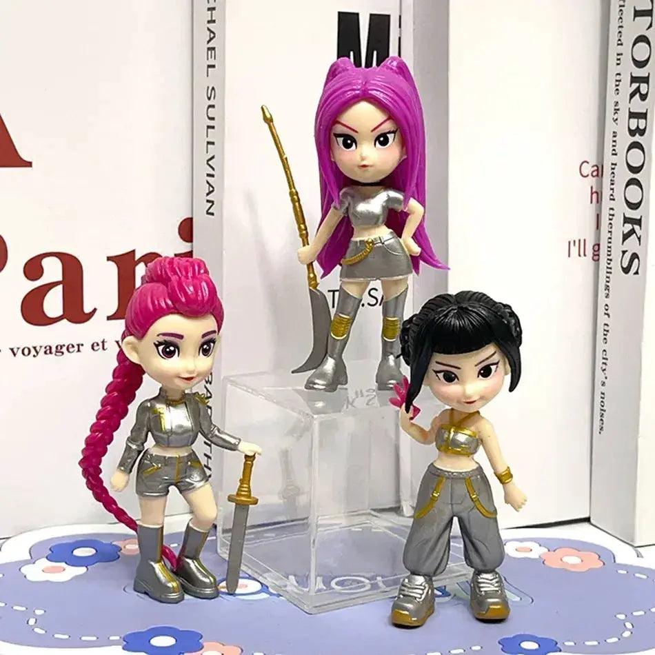  Kpop Demon Hunters Action Figures 6pc Set Fast Shipping -  ToylandEU™