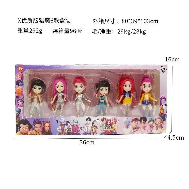  Kpop Demon Hunters Action Figures 6pc Set Fast Shipping -  ToylandEU™