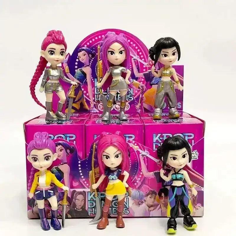 Kpop Demon Hunters Action Figures 6pc Set Fast Shipping -  ToylandEU™
