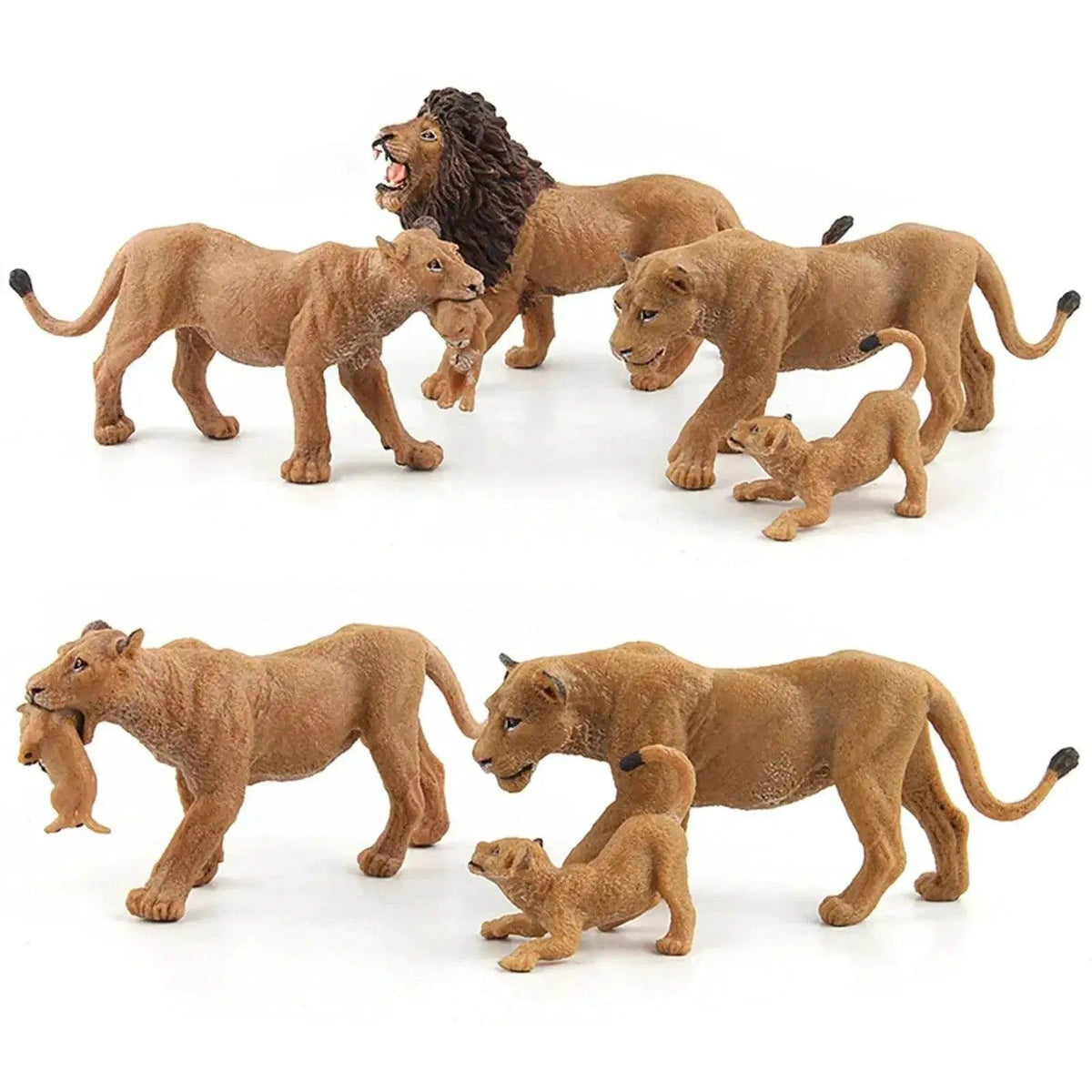  Majestic Lion Family Action Figures - Realistic Wildlife Collectibles -  ToylandEU™