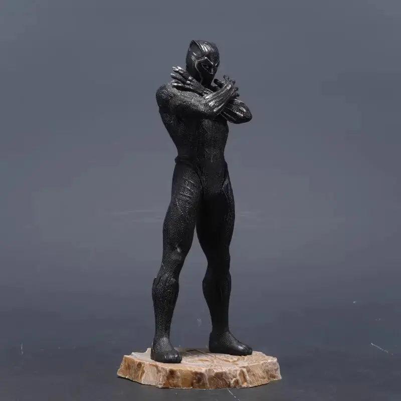  Marvel Action Figures Iron Man Black Panther Desktop Statue -  ToylandEU™