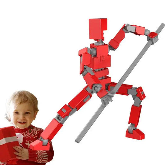 Action Figures Multi-jointed Movable Robot Figures Mechanical Style Lucky Toys Non-3d Printed Accessories - ToylandEU