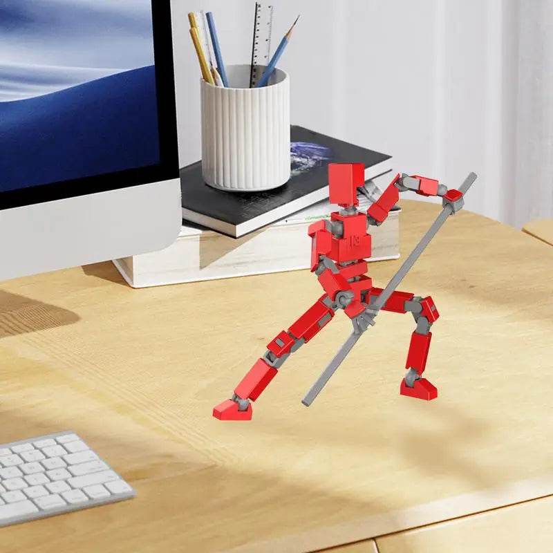 Action Figures Multi-jointed Movable Robot Figures Mechanical Style Lucky Toys Non-3d Printed Accessories - ToylandEU