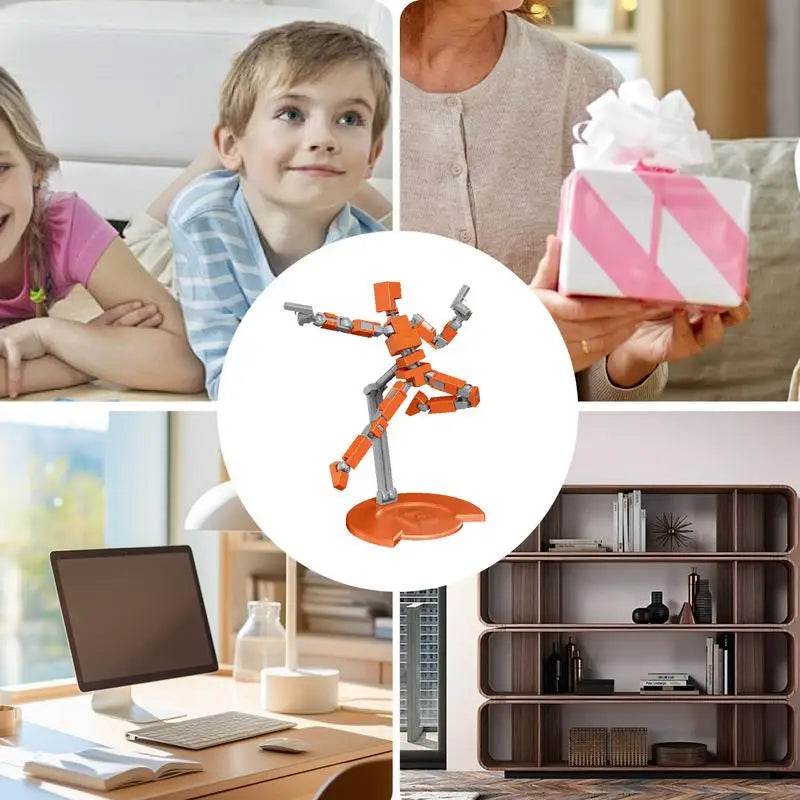 Action Figures Multi-jointed Movable Robot Figures Mechanical Style Lucky Toys Non-3d Printed Accessories - ToylandEU