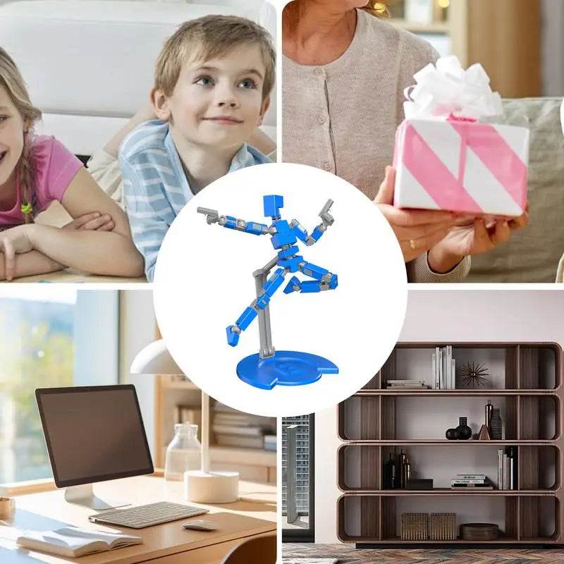 Action Figures Multi-jointed Movable Robot Figures Mechanical Style Lucky Toys Non-3d Printed Accessories - ToylandEU