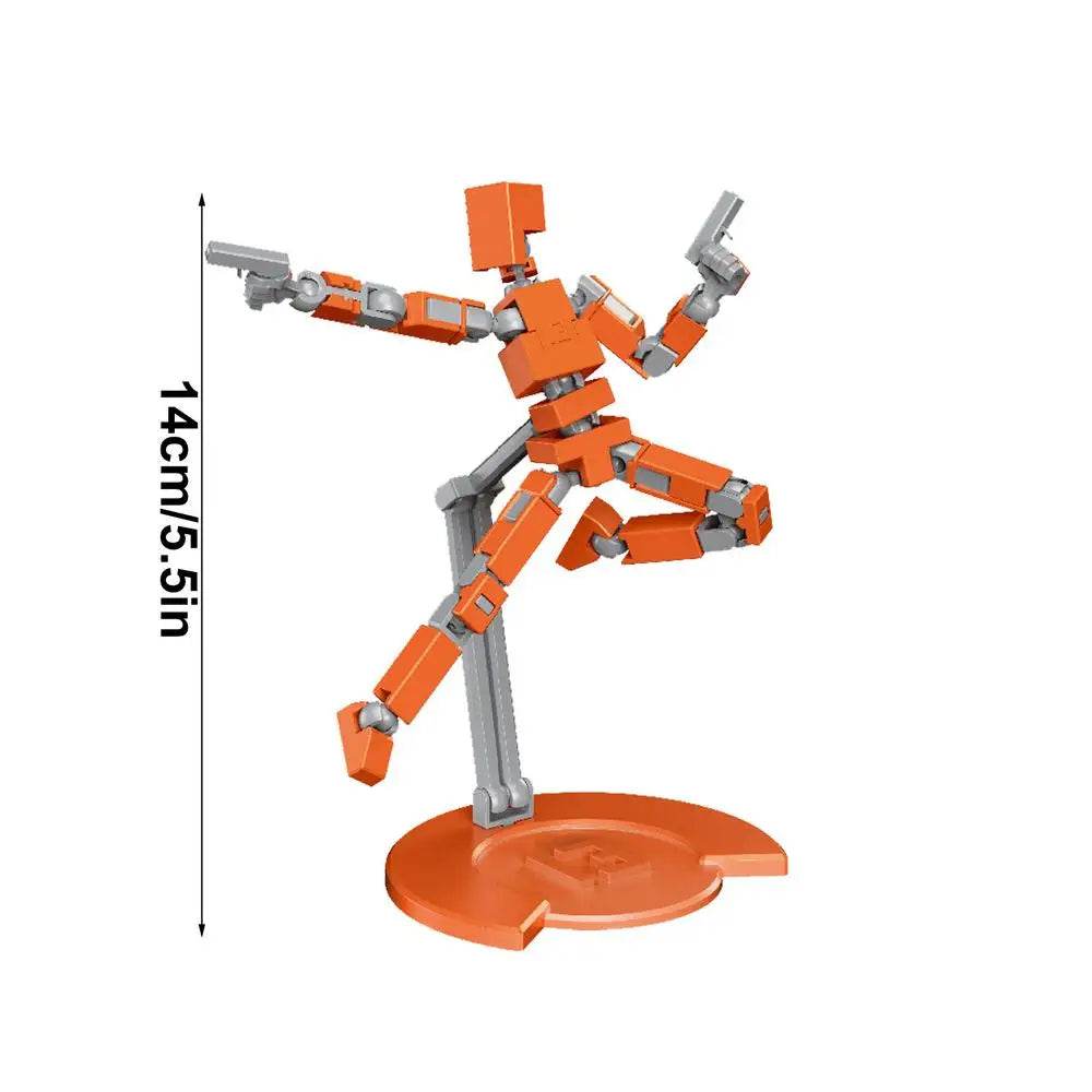 Action Figures Multi-jointed Movable Robot Figures Mechanical Style Lucky Toys Non-3d Printed Accessories - ToylandEU