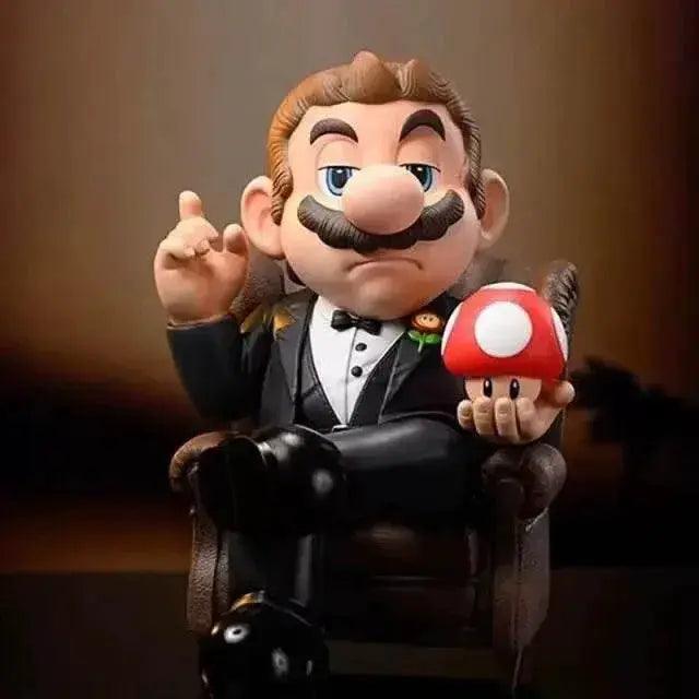  Super Mario as The Godfather 007 PVC Action Figures Toy Model Toys 16cm -  ToylandEU™