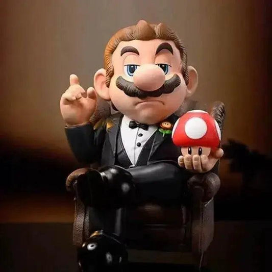  Super Mario as The Godfather 007 PVC Action Figures Toy Model Toys 16cm -  ToylandEU™