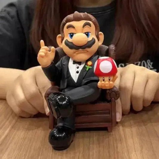  Super Mario as The Godfather 007 PVC Action Figures Toy Model Toys 16cm -  ToylandEU™