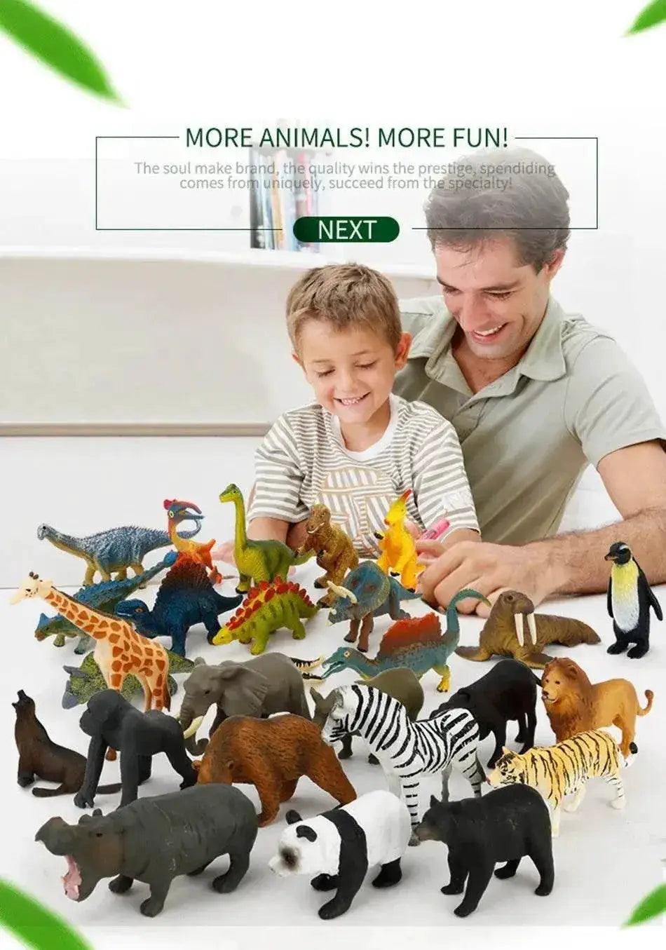  Children Playmat Activity Surface Waterproof Map Kids Animal Road Toy Baby Dinosaur Road Portable Carpet Farm Road Non-Toxic Mat -  ToylandEU™
