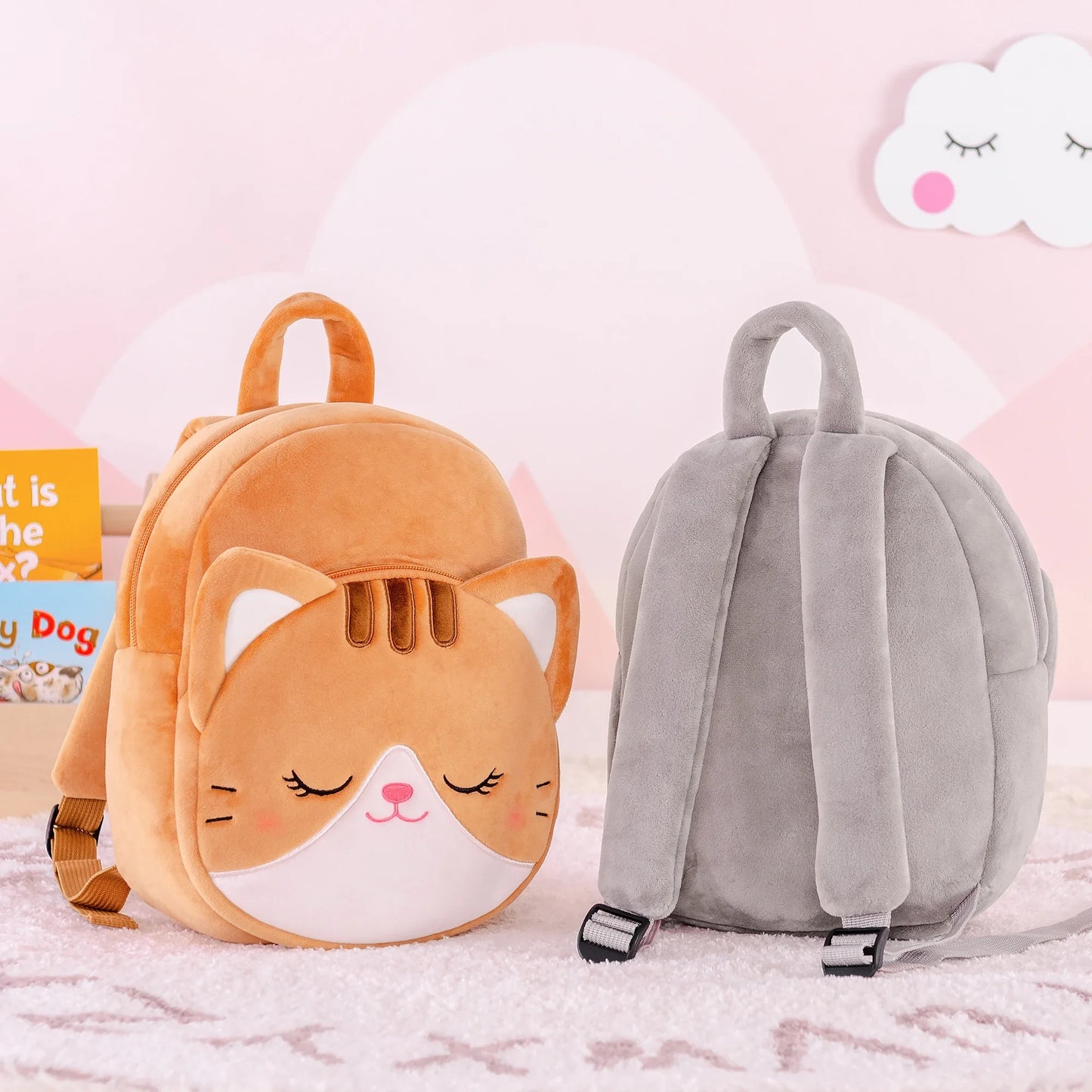 Adorable Plush Cat Backpack for Little Girls - Perfect Gift Idea!