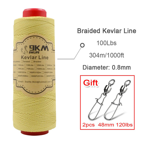 High Strength 100% DuPont Braided Kevlar Line - Versatile Outdoor Utility Rope ToylandEU.com Toyland EU