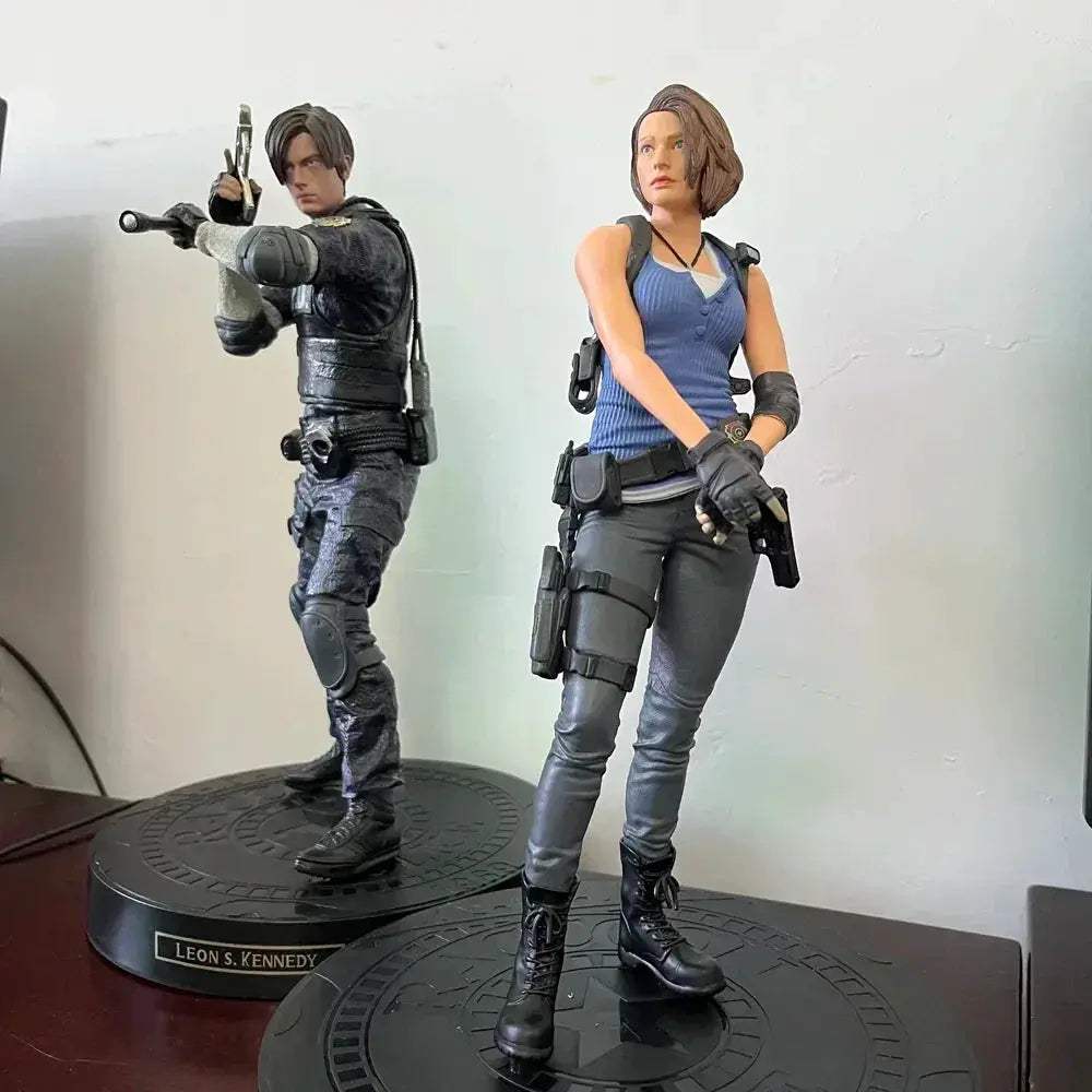 Ada Wong, Jill Valentine, Leon Scott Kennedy Figure, Resident Evil Anime Gaming Figurines 13 in - ToylandEU