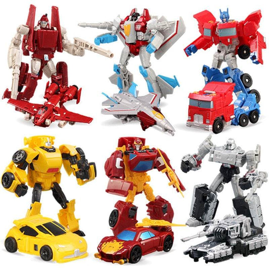 Adaptable 13cm Classic Plastic Robot Car Model Toy for Kids - ToylandEU