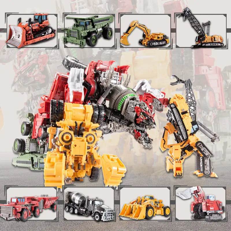Adaptable 8-IN-1 Devastator Robot – Ultimate Action Figure Set - ToylandEU