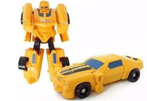 Adaptable 8CM Mini Robot & Helicopter Toy - Safe Packaging Included - ToylandEU