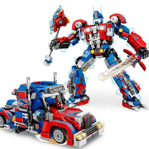 Adaptable Bumblebee 2-in-1 Robot Building Blocks Set for Creators - ToylandEU