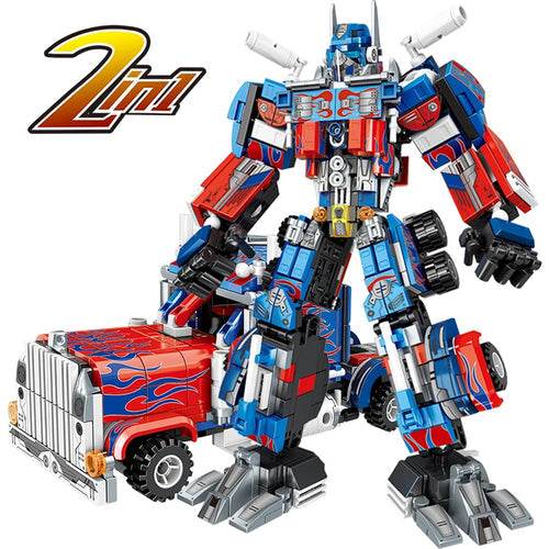 Adaptable Bumblebee 2-in-1 Robot Building Blocks Set for Creators - ToylandEU